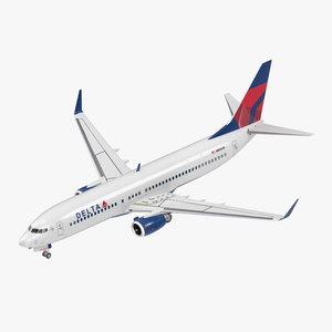 3D model Boeing 737 800 Delta Air Lines