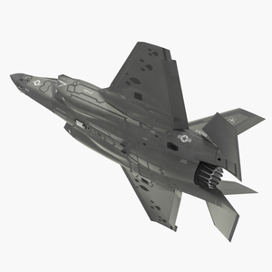 3D model Stealth Multirole Fighter F 35 Lightning II Rigged