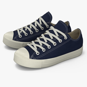 3D Classic Canvas Sneakers model