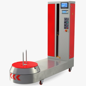 Fatek Airport Luggage Suitcase Wrapping Machine 3D