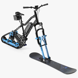 Electric SnowBike 3D