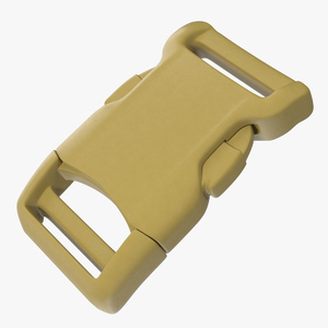 3D Contoured Side Release Plastic Buckle Khaki model