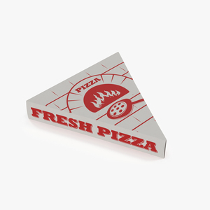 3D Triangle Pizzeria Packaging Box