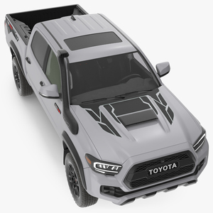 3D Toyota Tacoma TRD Pro Silver Sky Metallic 2021