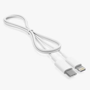 3D USB Type-C to Lightning Cable Folded