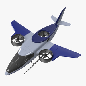 3D model eVTOL Taxi