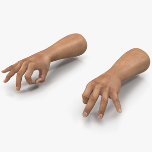 3D Man Hands Pose 5