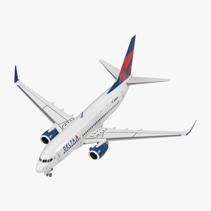 3D model Boeing 737 700 Delta Air Lines