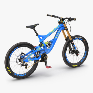 3D Mountain Bike GT Fury Blue