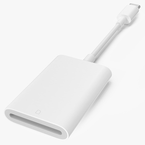 3D USB Type C to SD Card Reader model
