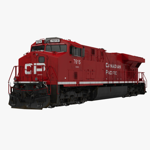 Locomotive ES40DC Canadian Pacific 3D model