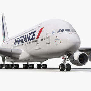 3D Airbus A380 900 Air France