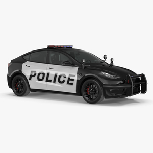 Police Car Tesla Model Y 3D model