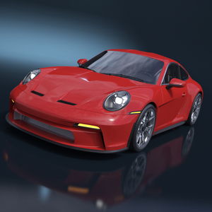 3D Ultra Fast Sport Coupe Simplified model