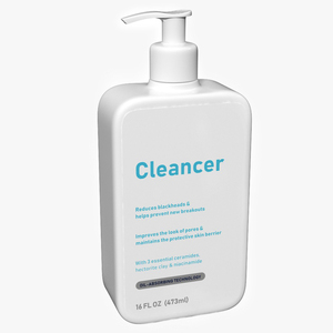 Cleanser Dispenser Bottle 473 ml 3D