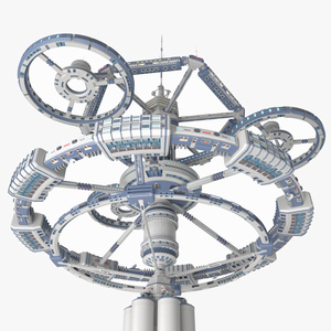 3D model Sci-Fi Space Station