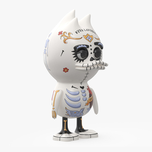 3D model TUD Toy Frida Kahlo White