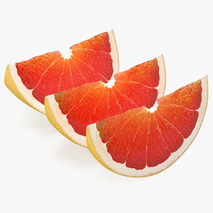 Sliced Grapefruit 3D