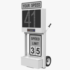 3D model Decatur Electronics OnSite 200MX Modular Speed Display Dolly