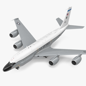 3D Boeing RC-135W Rivet Joint Rigged model