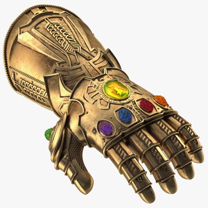 Infinity Gauntlet Rigged 3D model