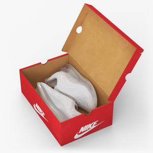 3D model Nike Air 720 White in Box