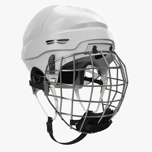 3D Ice Hockey Protective Helmet model