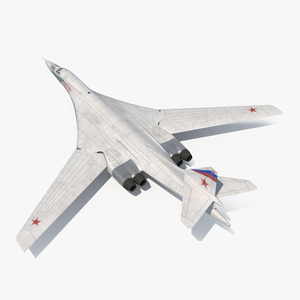 3D Strategic Bomber Tupolev Tu 160 Blackjack