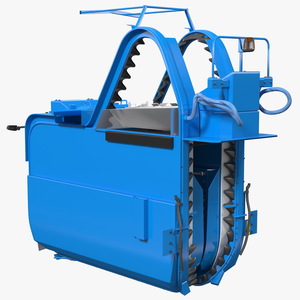 3D model BRAUD 9090X Grape Harvester Machine