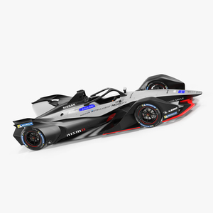 3D model Formula E Nissan Car