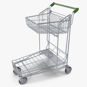 Small Garden Centre Trolley 3D