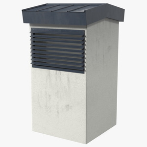 Ventilation Shaft on the Roof 3D model