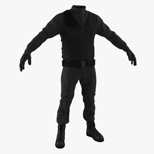 SWAT Uniform 6 3D model