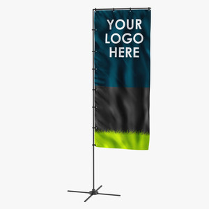 Banner Stand 5 Generic 3D