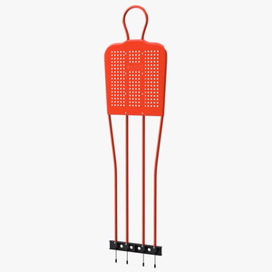 Football Training Dummy Red 3D