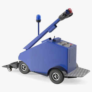 Electric Trolley Mover Blue 3D