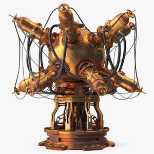 Steampunk Reactor 3D