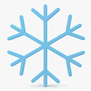 3D model Snowflake Emoji