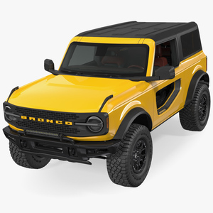 Ford Bronco 2021 Two Door Rigged 3D