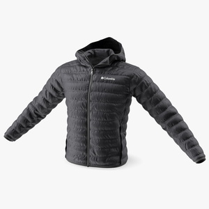 3D Black Columbia Jacket