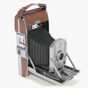 Vintage Polaroid Camera Model 95 3D