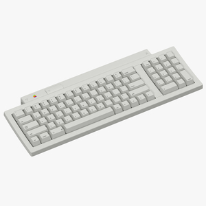 Apple Keyboard II 3D