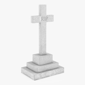 Granite Cross Memorial 3D