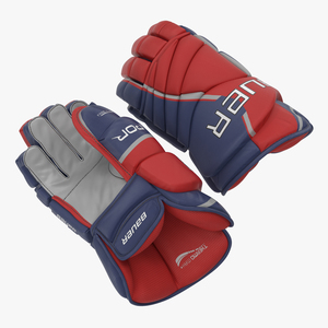 Hockey Gloves Bauer 3D model