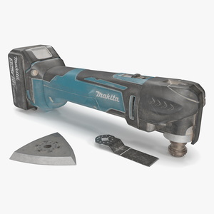 Makita Oscillating Multi Tool Used 3D model