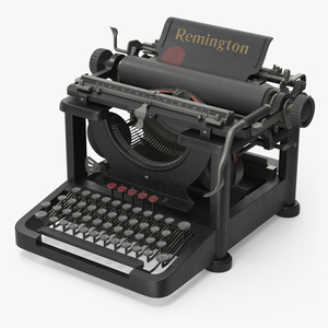 3D Typewriter Remington 10 1923 model