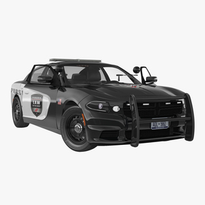 3D model Generic Police Car Rigged