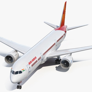 3D Air India Boeing 787-9 Dreamliner model