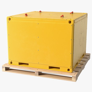 3D Nuclear Waste Storage Container