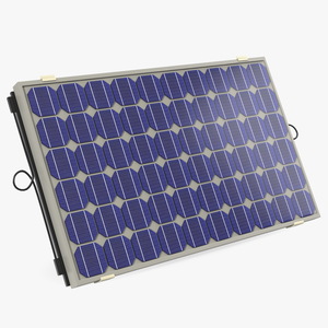 3D model Portable Solar Panel Unit